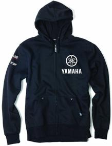 img 2 attached to 🏍️ YAMAHA Tuning Fork Zip-Up Sweatshirt by Factory Effex