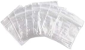 img 2 attached to 🛍️ 300 CT Resealable Mini Zipper Poly Bags - FlanicaUSA 2 Mil Clear (1" x 1")