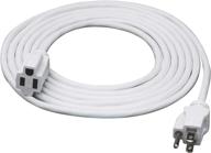 🔌 enhanced connectivity: clear power 12 ft indoor/outdoor extension cord - high-quality 16/3 sjtw wire logo