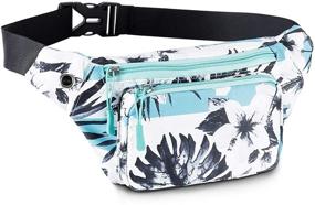 img 4 attached to Kamo Fanny Pack Waist Bag Sling Backpack - Water Resistant, Durable Polyester, Small, Lightweight Crossbody Daypack for Women Men, Lady, Girl, Teens - Outdoor