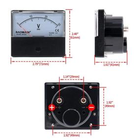 img 1 attached to Baomain Voltmeter DH 670 Rectangular Voltage