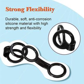 img 1 attached to Silicone Snorkel Retainer Snorkeling Accessories
