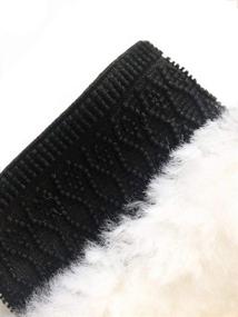 img 3 attached to 🧤 Premium Quality Natural Lambskin Wool Car Wash Mitt - Extra Large Size for Scratch-Free Cleaning - Sheepskin Wash Mitt