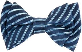 img 1 attached to 👔 Retreez Modern Stripe Microfiber Pre Tied Boys' Bow Ties: Stylish Accessories for Effortless Elegance