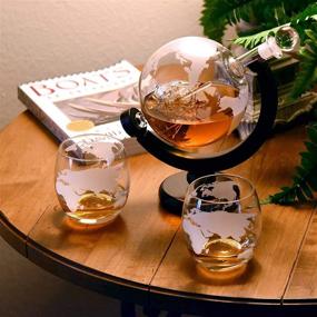 img 1 attached to 🏡 Housewarming Whiskey Decanter Set with Glasses: Elevate Your Drinking Experience