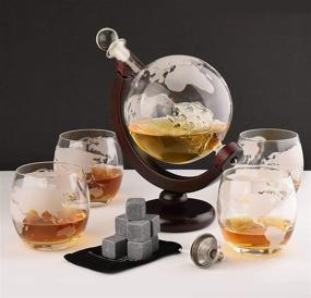 img 3 attached to 🏡 Housewarming Whiskey Decanter Set with Glasses: Elevate Your Drinking Experience