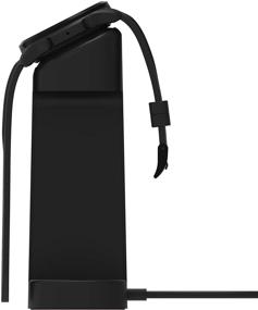 img 2 attached to 💡 Ticwatch Pro 3 Charger: Replacement Connection Charging Dock with 5ft Cable - Black