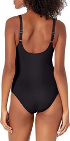 img 2 attached to 👙 Flaunt Your Style with the Profile by Gottex Women's Surplice Bust V-Neck One Piece Swimsuit