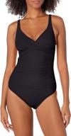 👙 flaunt your style with the profile by gottex women's surplice bust v-neck one piece swimsuit logo