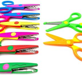 img 3 attached to YETOOME Pack of 8 Colorful Decorative Paper Edge Scissors - Ideal for Teachers, Crafts, Scrapbooking, and Kids Design - Enhance SEO