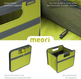 img 2 attached to 📦 Compact and Convenient: meori Small Foldable Box, 1-Pack in Vibrant Green