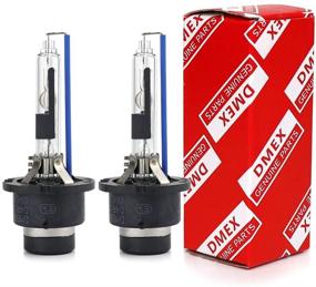 img 4 attached to 🔦 DMEX D4R 35W 6000K Xenon Headlight HID Bulbs Pair - Reliable Replacement for Car Headlamps (42406, 66450, 42406WX)