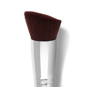 img 3 attached to 🌿 Experience the Ultimate Natural Look with Our Best Kabuki Brush - Angled Top, Ideal for Liquid, Cream Mineral, & Bare Powder Foundation & Face Cosmetics - Includes Case, Super Soft Dense Synthetic Bristles