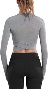 img 3 attached to Bontierie Women Sleeve Fitness Running Sports & Fitness