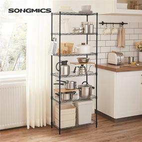 img 3 attached to 📦 Adjustable Storage Shelving by SONGMICS - ULGR066B01