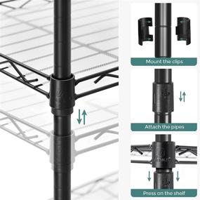 img 1 attached to 📦 Adjustable Storage Shelving by SONGMICS - ULGR066B01