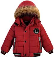 ❄️ premium thickened snowsuit toddler jacket: boys' clothing essential for winter in jackets & coats logo