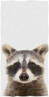 unimagic animal raccoon absorbent bathroom logo