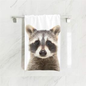 img 3 attached to Unimagic Animal Raccoon Absorbent Bathroom