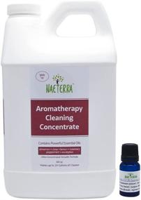 img 2 attached to 🍃 Naeterra Brand 4 Thieves Aromatherapy Cleaning Concentrate - 64 Oz, with Bonus 10ML Naeterra Brand 4 Thieves Oil