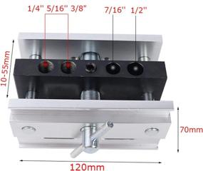 img 1 attached to 🔧 LAPOND Professional Self Centering Doweling Jig & Step Drill Guide: A Woodworking Essential for Perfectly Aligned Wood Dowel Joints