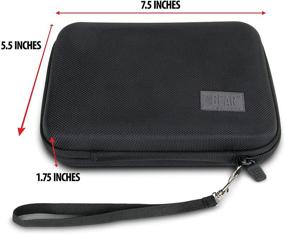 img 3 attached to Чехол для электронных устройств USA Gear Hard Case Electronic Organizer - Устойчив к погодным условиям, большой сетчатый карман - Совместим с Garmin GPS, зарядными устройствами, жесткими дисками и другими электронными устройствами.