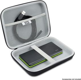 img 2 attached to Чехол для электронных устройств USA Gear Hard Case Electronic Organizer - Устойчив к погодным условиям, большой сетчатый карман - Совместим с Garmin GPS, зарядными устройствами, жесткими дисками и другими электронными устройствами.