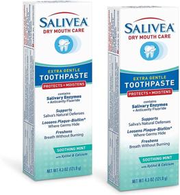 img 4 attached to 🦷 Salivea Dry Mouth Toothpaste Pack of 2: Optimal Relief for Dry Mouth