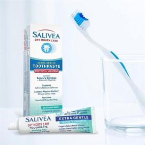 img 2 attached to 🦷 Salivea Dry Mouth Toothpaste Pack of 2: Optimal Relief for Dry Mouth