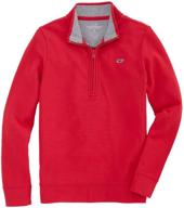 vineyard vines saltwater quarter zip sweatshirt boys' clothing for tops, tees & shirts logo