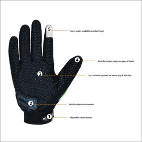 img 2 attached to 🏍️ Optimized for SEO: AmazonBasics Racing Gloves for Motorbike Powersports