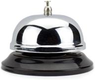 🔔 lansky office supplies chrome service bell with black base - 10cm logo