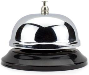 img 4 attached to 🔔 Lansky Office Supplies Chrome Service Bell with Black Base - 10cm