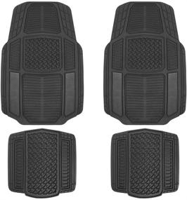 img 3 attached to Motor Trend Armor-Tech All Weather Floor Mats