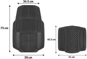 img 2 attached to Motor Trend Armor-Tech All Weather Floor Mats