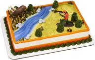 🦌 decopac deer hunting cake decorating set: multi-size deer and hunter figurines for cake decoration logo