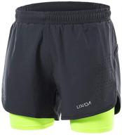 lixada men's 2-in-1 running shorts: quick drying, breathable, and active – ideal for training, exercise, jogging, and cycling logo