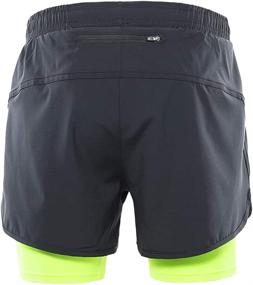 img 1 attached to Lixada Men's 2-in-1 Running Shorts: Quick Drying, Breathable, and Active – Ideal for Training, Exercise, Jogging, and Cycling