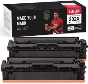 img 4 attached to 🖨️ LEMERO High Yield Black Toner Cartridges for HP Color Laserjet Pro MFP M281fdw MFP M281cdw M254dw MFP M280nw - Compatible Replacement for HP 202A 202X CF500X CF500A (2 Pack)