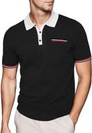 coofandy men's casual striped sleeve t shirts: stylish & comfortable essential wear logo