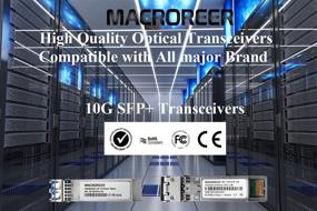 img 2 attached to 🔌 10G SFP+ SR Transceiver | SFP+ to LC Multimode Module for Ubiquiti UF-MM-10G, Netgear AXM761, Cisco SFP-10G-SR, Meraki MA-SFP-10GB-SR, Mikrotik | 850nm, Duplex LC, 300m, DDM