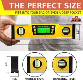 img 3 attached to 🔧 Advanced Digital Magnetic Level Tool Protractor - Precise Test, Measure, and Inspect