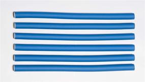 img 2 attached to 💁 Diane Twist-Flex Rods, 9/1'' Blue, 6 Count - Pack of 1: Achieve Stylish Curls Effortlessly