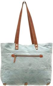 img 1 attached to 👜 Myra Bags La Couspaude Upcycled Canvas Tote Bag M-0814: Environmentally-Friendly and Stylish Carryall