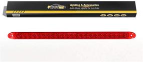img 4 attached to 🚦 Partsam 17" 23 LED Light Bar: Reliable Waterproof Stop Turn Tail Brake Light for Car Truck Trailer RV Bus Boat