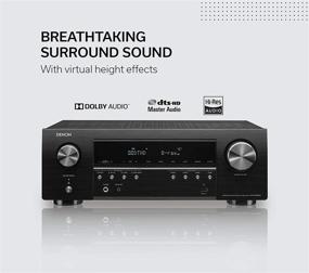 img 1 attached to Denon S650H 5.2 Channel AV Receiver, 4K UHD Home Theater Surround Sound (2019) with Music Streaming, HEOS Built-in, eARC, Upgraded HDCP