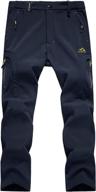 👖 magcomsen men's winter pants - 5 zippered pockets, fleece lining, water-resistant ski and hiking trousers логотип