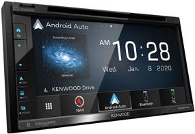 img 2 attached to 🚗 Kenwood DNX577S: 6,8-дюймовый сенсорный экранный навигационный приемник Garmin с поддержкой Apple CarPlay и Android Auto – идеальное решение для подключения в автомобиле