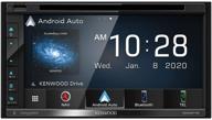 🚗 kenwood dnx577s: 6.8" touchscreen garmin navigation receiver with apple carplay and android auto – ultimate in-car connectivity solution logo