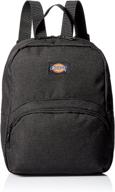 🎒 dickies i 00364 001 mini backpack black: stylish and compact carry-all for everyday use logo